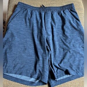 Lululemon Men’s Pace Breaker 7” Lined Shorts XL Heathered Navy